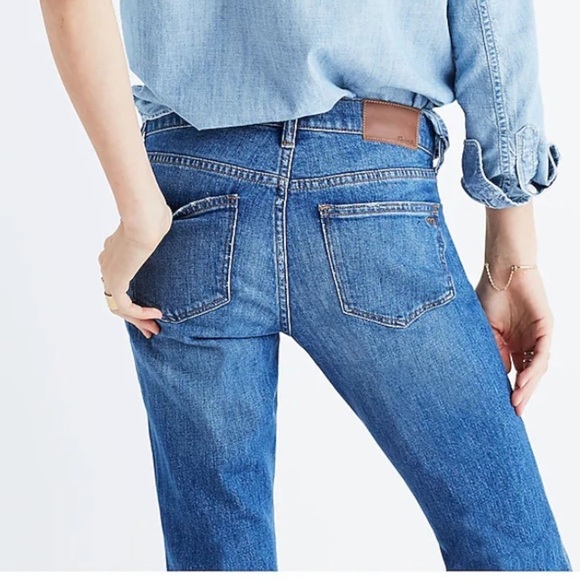Madewell Mid Rise Classic Straight Leg Jeans Size 29 - Picture 2 of 12